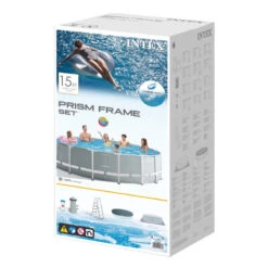 Piscina Intex Prisma Frame Gris Ø457x122cm 17 Piscina Intex Prisma Frame Gris Ø457x122cm -Piscinas Artículos Tienda 26726 6
