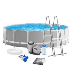 Piscina Intex Prisma Frame Gris Ø457x122cm 18 Piscina Intex Prisma Frame Gris Ø457x122cm -Piscinas Artículos Tienda accesorios 26726 1