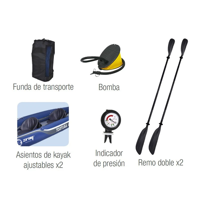 Kayak Hinchable Zray Tortuga 6 Kayak Hinchable Zray Tortuga - Imagen 4