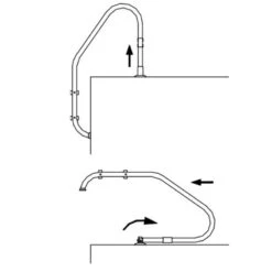 Piscinas Artículos Tienda -Piscinas Artículos Tienda anclaje articulado escaleras astralpool 00043 1 1