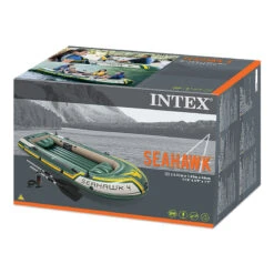 Intex Barca Hinchable Seahawk 4 Con Remos -Piscinas Artículos Tienda barca hinchable intex seahawk 4 68351