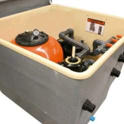 Contenedor De Filtración Semienterrado PQS -Piscinas Artículos Tienda caseta semienterrada enterrada pqs interior 1