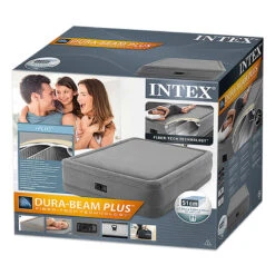 Intex Cama De Aire Dura-Beam Plus -Piscinas Artículos Tienda colchon hinchable dura beam plus 64470 caja