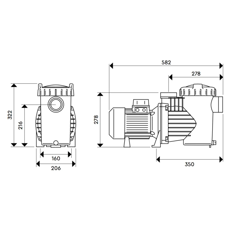Bomba De Filtración BWT Flow Star Monofásica 4 Bomba De Filtración BWT Flow Star Monofásica - Imagen 2