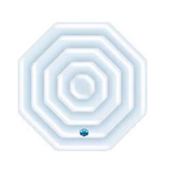 Cubierta Hinchable Para Spas -Piscinas Artículos Tienda cubierta hexagonal spa rover silver