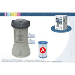 Intex Piscina Hinchable Easy Set Ø366x76 -Piscinas Artículos Tienda depuradora 2006 litros hora piscina 2