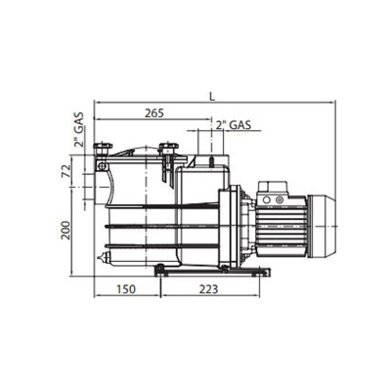 Bomba De Piscina ND.2 De PSH 4 Bomba De Piscina ND.2 De PSH - Imagen 2