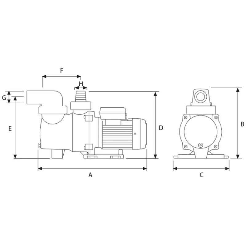 Bomba De Filtración Espa Nox 0.25 Cv 4 Bomba De Filtración Espa Nox 0.25 Cv - Imagen 2