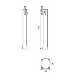 Ducha Solar HAPPY GO 15 Ducha Solar HAPPY GO -Piscinas Artículos Tienda dimensions douche solaire happy go