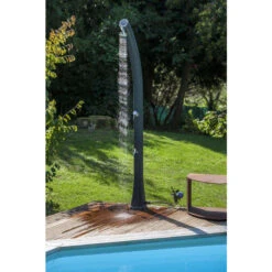 Ducha Curva Solar Gre 25 Litros -Piscinas Artículos Tienda ducha ssr25 gre curva