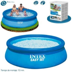 Piscina Hinchable Easy Set Intex Ø305x76 -Piscinas Artículos Tienda especificaciones piscina. familiar easy jet 1