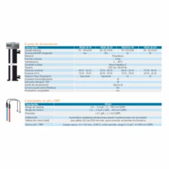 Ultravioleta Serie UV LP Vega Idegis -Piscinas Artículos Tienda especificaciones uv vega 2