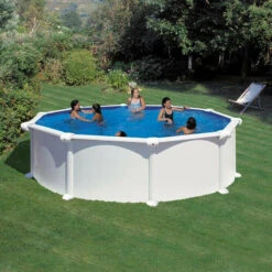 Piscina Desmontable Circular Gre Starpool 120cm -Piscinas Artículos Tienda gre starpool circular blanca 120 460