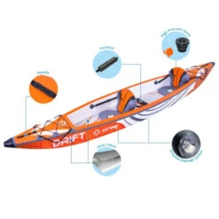 Kayak Hinchable Drift De Zray 12 Kayak Hinchable Drift De Zray -Piscinas Artículos Tienda kayak drift prestaciones