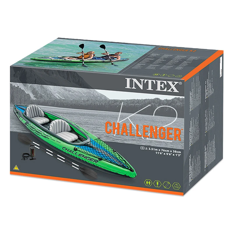 Kayak Challenger K2 Intex 5 Kayak Challenger K2 Intex - Imagen 3