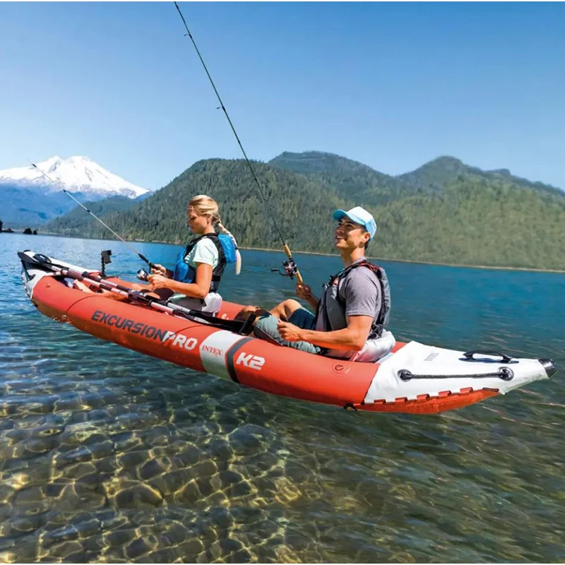 Kayak Hinchable PRO K2 Para 2 Personas De Intex 6 Kayak Hinchable PRO K2 Para 2 Personas De Intex - Imagen 4