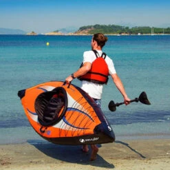 Kayak Hinchable Pointer K1 Sevylor 12 Kayak Hinchable Pointer K1 Sevylor -Piscinas Artículos Tienda kayak pointer k1 sevylor playa