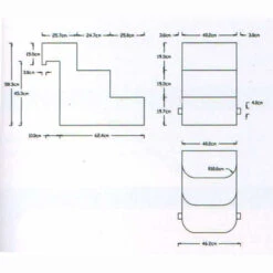 Escalera Seguridad Salva Mascotas -Piscinas Artículos Tienda medidas escalera seguridad 1