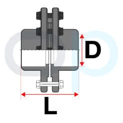 Kit De Enlace Con Bridas PVC -Piscinas Artículos Tienda medidas kit enlace bridas pvc