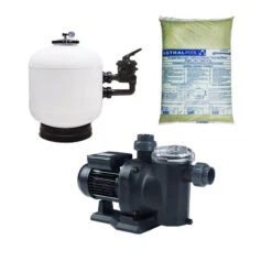 Pack Bomba Sena, Filtro Skypool Y Material Filtrante -Piscinas Artículos Tienda pack bomba filtro vidrio eco 3