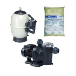 Pack Bomba Sena, Filtro Aster Y Material Filtrante -Piscinas Artículos Tienda pack sena aster vidrio eco 1