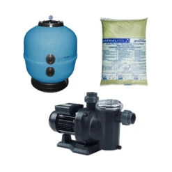 Pack Bomba Sena, Filtro Ice Y Material Filtrante -Piscinas Artículos Tienda pack sena ice vidrio eco 3