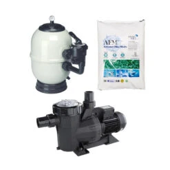 Pack Bomba Sena, Filtro Aster Y Material Filtrante -Piscinas Artículos Tienda pack victoriaplus aster vidrio afm 5