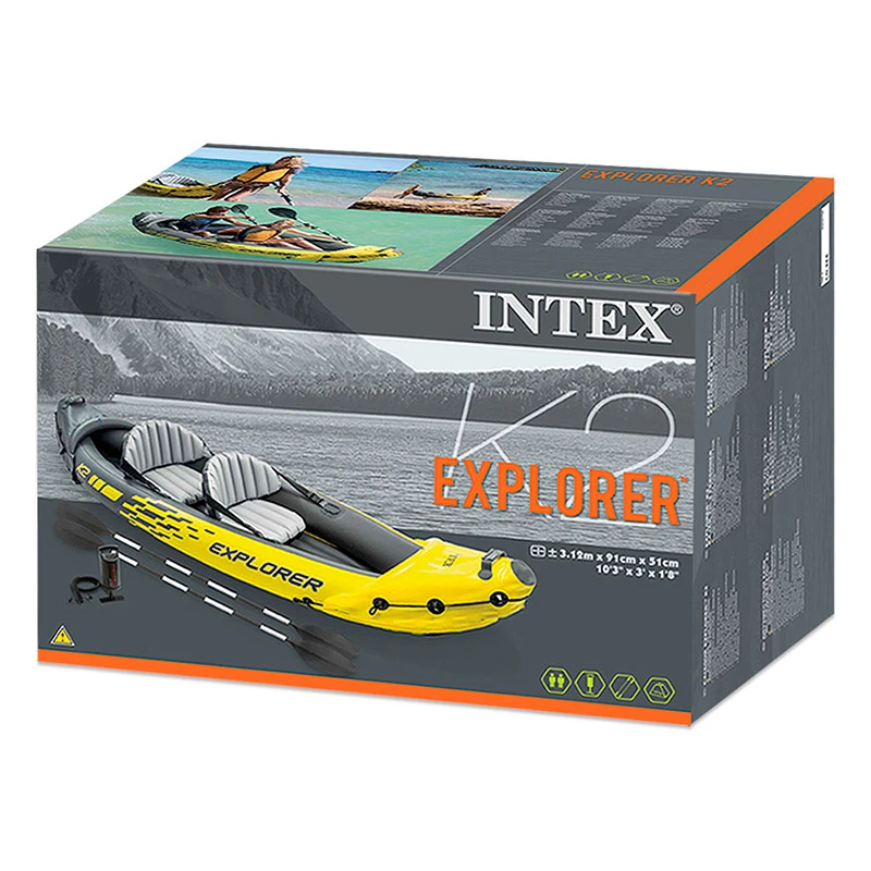 Intex Kayak Hinchable Explorer K2 5 Intex Kayak Hinchable Explorer K2 - Imagen 3