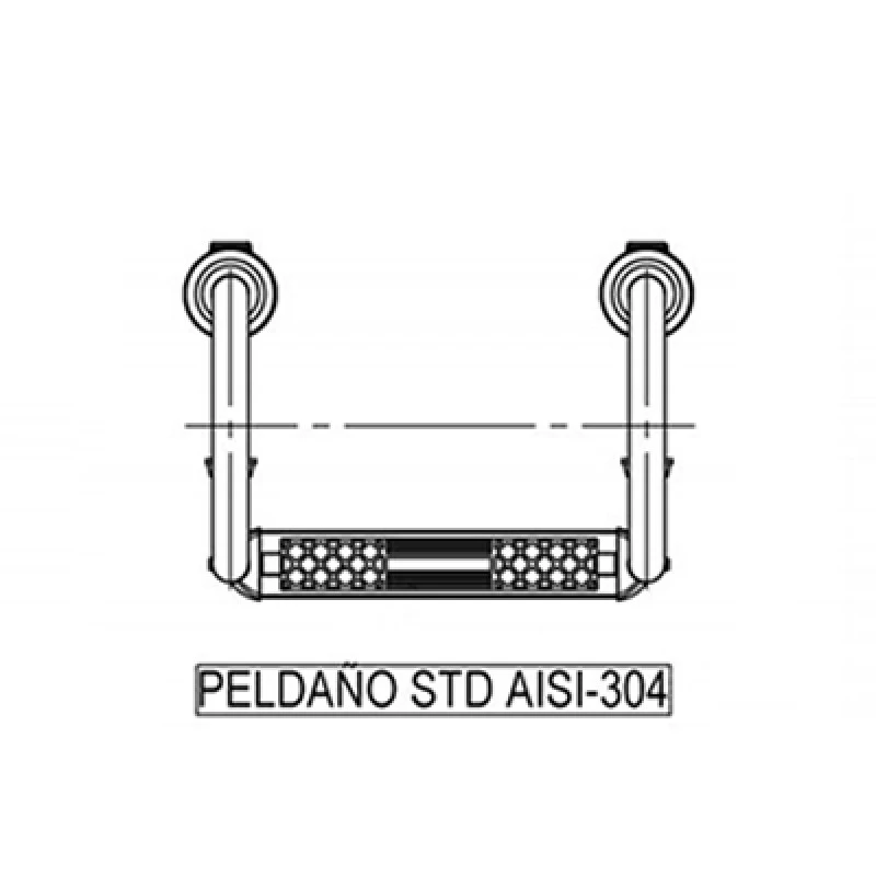 Escalera Pasamanos Muro Astralpool 8 Escalera Pasamanos Muro Astralpool - Imagen 6