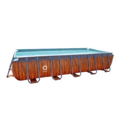 Jilong Piscina Frame Plus Wood 5,4 X 2,5 X 1 M -Piscinas Artículos Tienda piscina frame plus rectangular madera