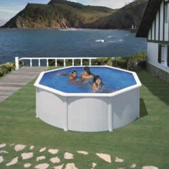 Piscina Desmontable Fidji Circular Gre -Piscinas Artículos Tienda piscina madera gre fidji kit460eco