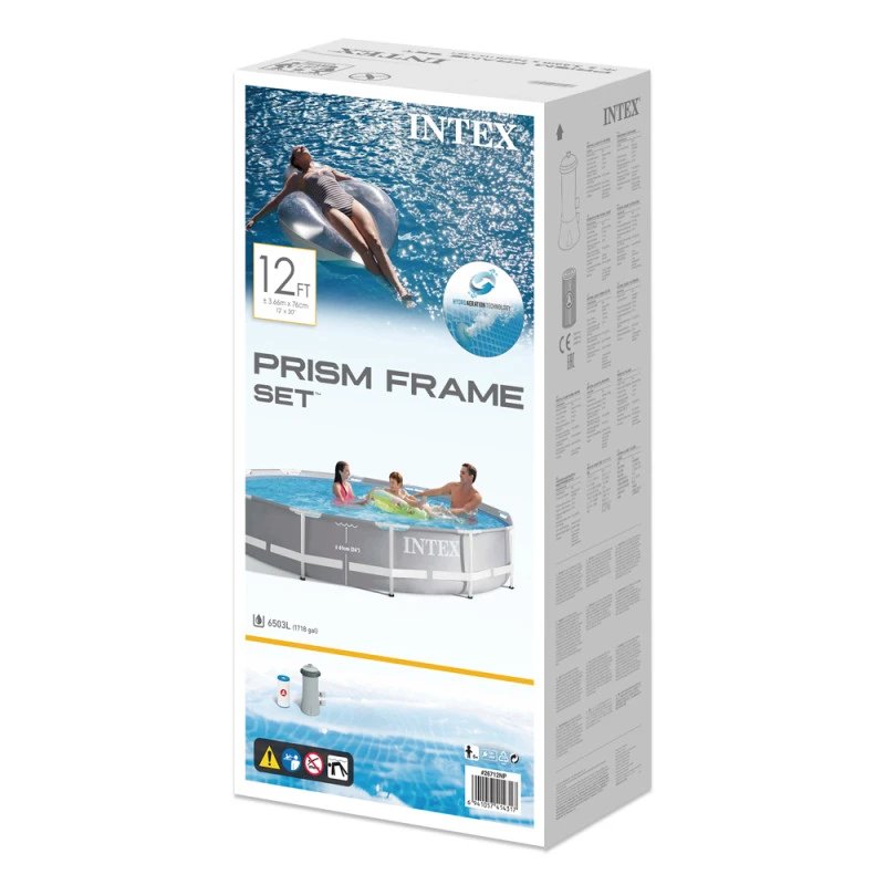 Intex Piscina 26712NP Prisma Frame 366x76 + Dep. Cartucho 7 Intex Piscina 26712NP Prisma Frame 366x76 + Dep. Cartucho - Imagen 5