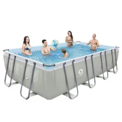 nuevos productos -Piscinas Artículos Tienda piscina rectangular steel frame 12147eu gente2