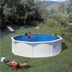 Piscina Desmontable Circular Gre Starpool 132 Cm -Piscinas Artículos Tienda piscina starpool circular blanca 450