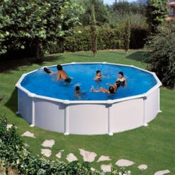 Piscina Desmontable Circular Gre Starpool 132 Cm -Piscinas Artículos Tienda piscina starpool circular blanca 550