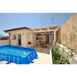 Piscina 4,88 X 2,44 X 1,07 M Con Depuradora Y Escalera -Piscinas Artículos Tienda piscina patio