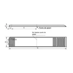 Plataforma Trampolín Astralpool -Piscinas Artículos Tienda plataforma trampolin astralpool plano medidas
