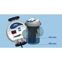 Clorador Salino Poolex Turbo Salt -Piscinas Artículos Tienda poolex turbo salt vaso