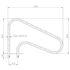 Salida Anclaje Exterior Astralpool 6 Salida Anclaje Exterior Astralpool -Piscinas Artículos Tienda salida anclaje exterior astralpool 07780 dimensiones 2