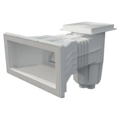 Skimmer Boca Ampliación Con Tapa Cuadrada Piscina Liner Y Prefabricada