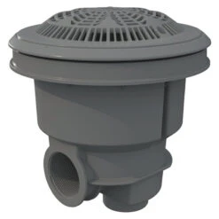 Sumidero NORM Rejilla Antivortex Piscina Liner Y Prefabricada -Piscinas Artículos Tienda sumidero norm abs rejilla antivortex gris