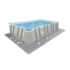 Jilong Piscina Rectangular Steel Frame 5,49 X 2,8 X 1,22 -Piscinas Artículos Tienda tapiz suelo piscina steel frame tapiz suelo
