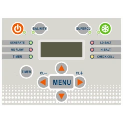 Clorador Salino Plus De 10gr A 30gr 9 Clorador Salino Plus De 10gr A 30gr -Piscinas Artículos Tienda teclado clorador salino plus