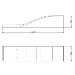 Trampolín Delfino Astralpool -Piscinas Artículos Tienda trampol n delfino astralpool plano medidas