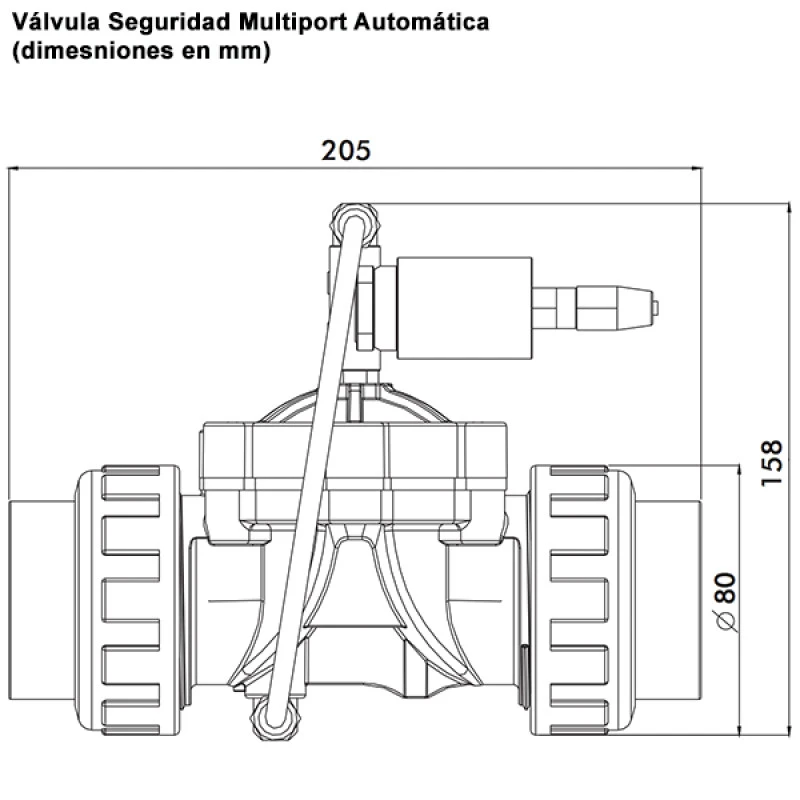 Válvula Seguridad Multiport Automática Astralpool Vrac 4 Válvula Seguridad Multiport Automática Astralpool Vrac - Imagen 2